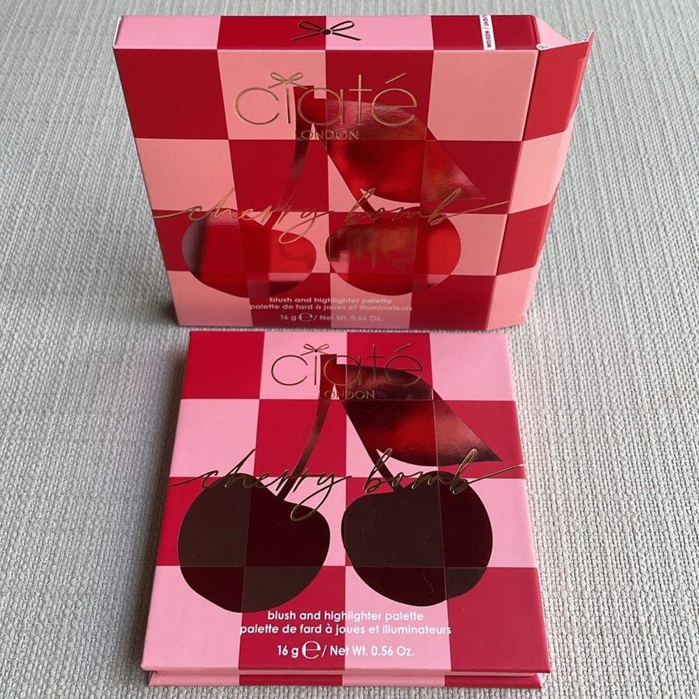 Ciaté London Cherry Bomb Blush and Highlighter Palette - Picture 3 of 9
